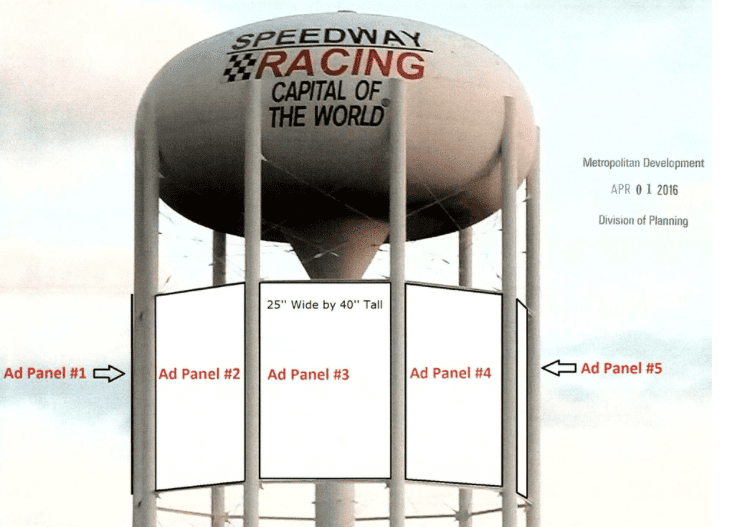 Speedway Shelves Water Tower Billboards Billboard Insider™