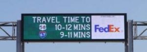 texas freeway sign