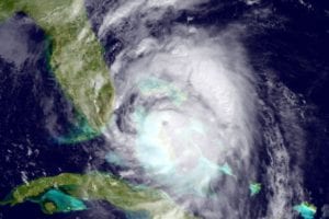 NASA picture of Hurricane Matthew