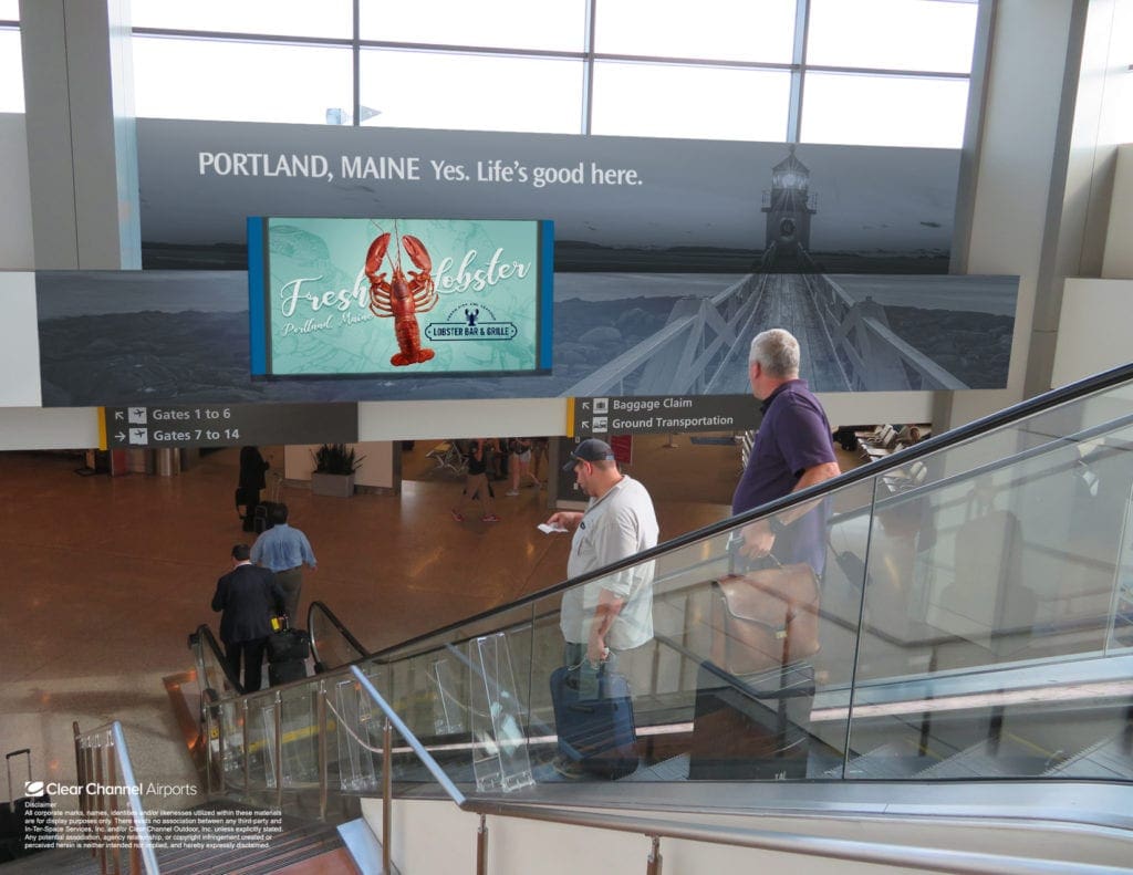 Clear Channel Outdoor Awarded Portland Maine Airport Contract